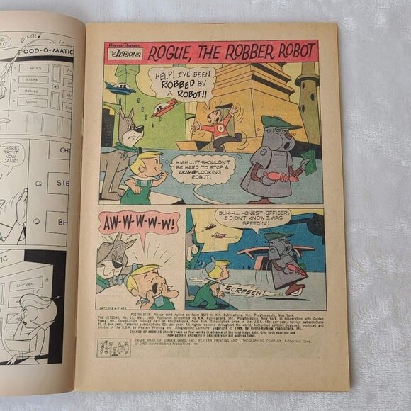 Jetsons 15 Gold Key Comics 1965 4.0 VG - Picture 3 of 16